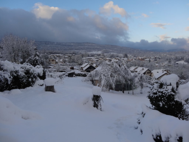 Lavans-lès-Saint-Claude sous la neige